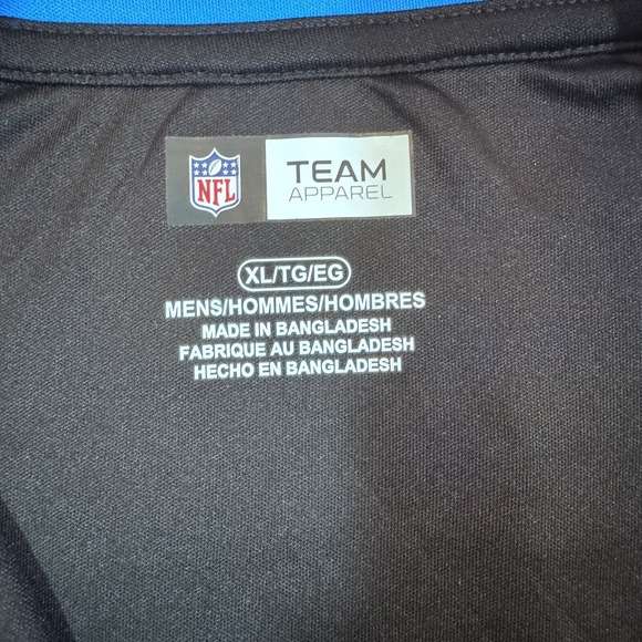 Carolina Panthers Shirt Mens XL NFL Football Team Apparel Pullover Panthers Blue - Picture 5 of 12
